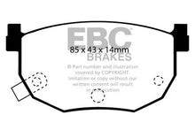 Load image into Gallery viewer, EBC 88-02 Nissan 240SX/Silvia S13/S14/S15 Yellowstuff Rear Brake Pads