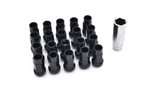Load image into Gallery viewer, ISR Performance Steel 50mm Open Ended Lug Nuts M12x1.50 - Black