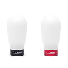 Load image into Gallery viewer, Cobb Mazda 6-Speed Tall Weighted COBB Shift Knob - White (Incl. Both Red + Blk Collars)