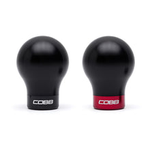 Load image into Gallery viewer, Cobb Mazda 6-Speed Weighted COBB Shift Knob - Black (Incl. Both Red + Blk Collars)