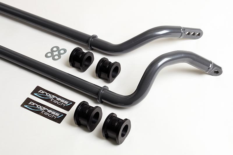 Progress Tech 14-19 Chevy Corvette C7 Front/Rear Sway Bar Kit(F 32mm Tub Non-Adj / R 33.3mm Tub Adj)