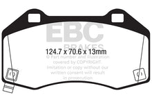Load image into Gallery viewer, EBC 2017+ Fiat 124 Spider 1.4L Turbo Abarth Greenstuff Front Brake Pads