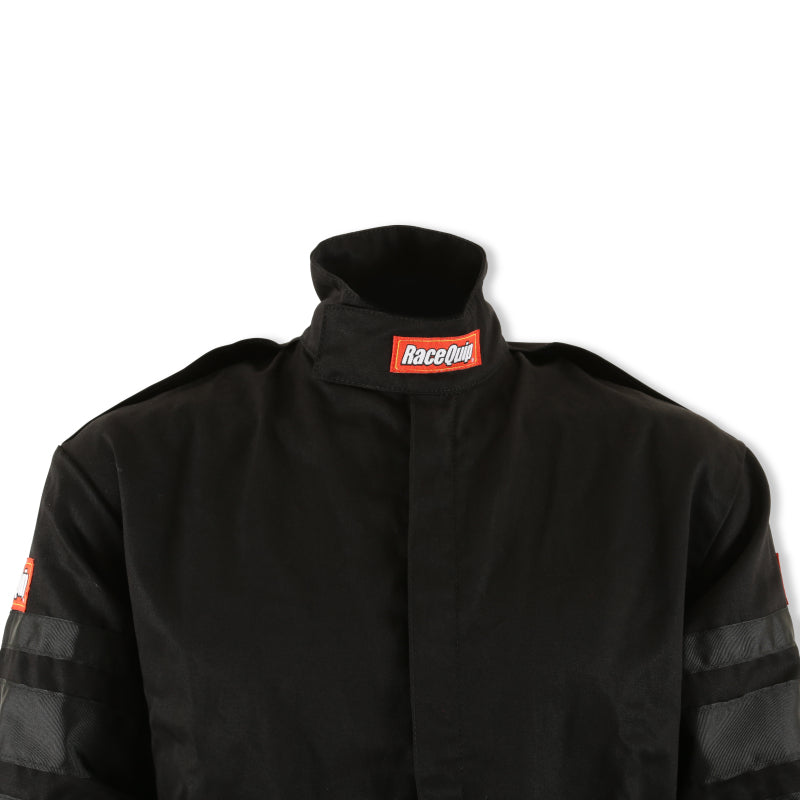 RaceQuip Black SFI-1 1-L Suit - Medium