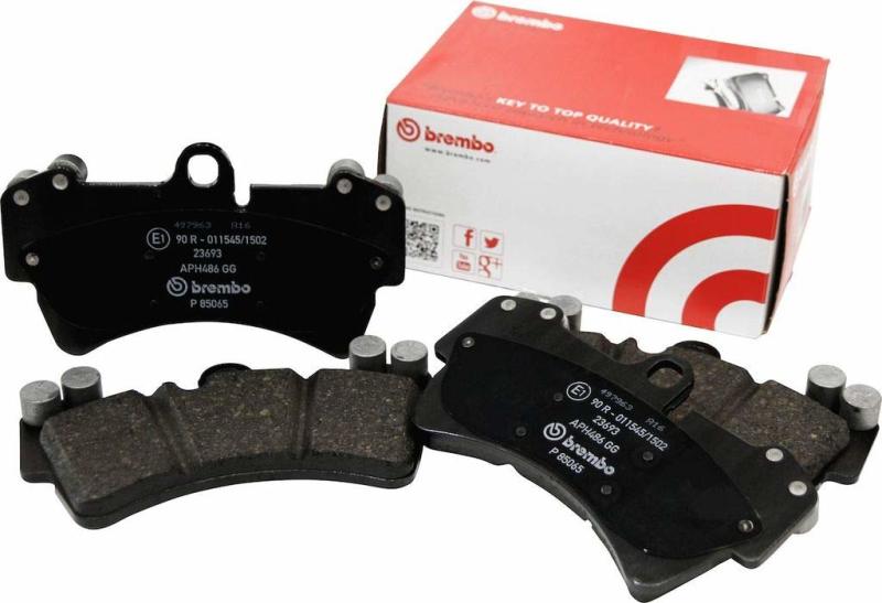 Brembo 15-22 Ford Mustang Rear Premium NAO Ceramic OE Equivalent Pad