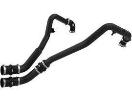 aFe BladeRunner 2in to 2-1/2in Aluminum Hot Charge Pipe Black Ford F-150 24-26 V6-2.7L (tt)