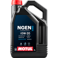 Load image into Gallery viewer, Motul 4L Hybrid Synthetic Motor Oil - 0W20