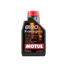 Load image into Gallery viewer, Motul 1L Synthetic Engine Oil 8100 5W40 X-CESS GEN2