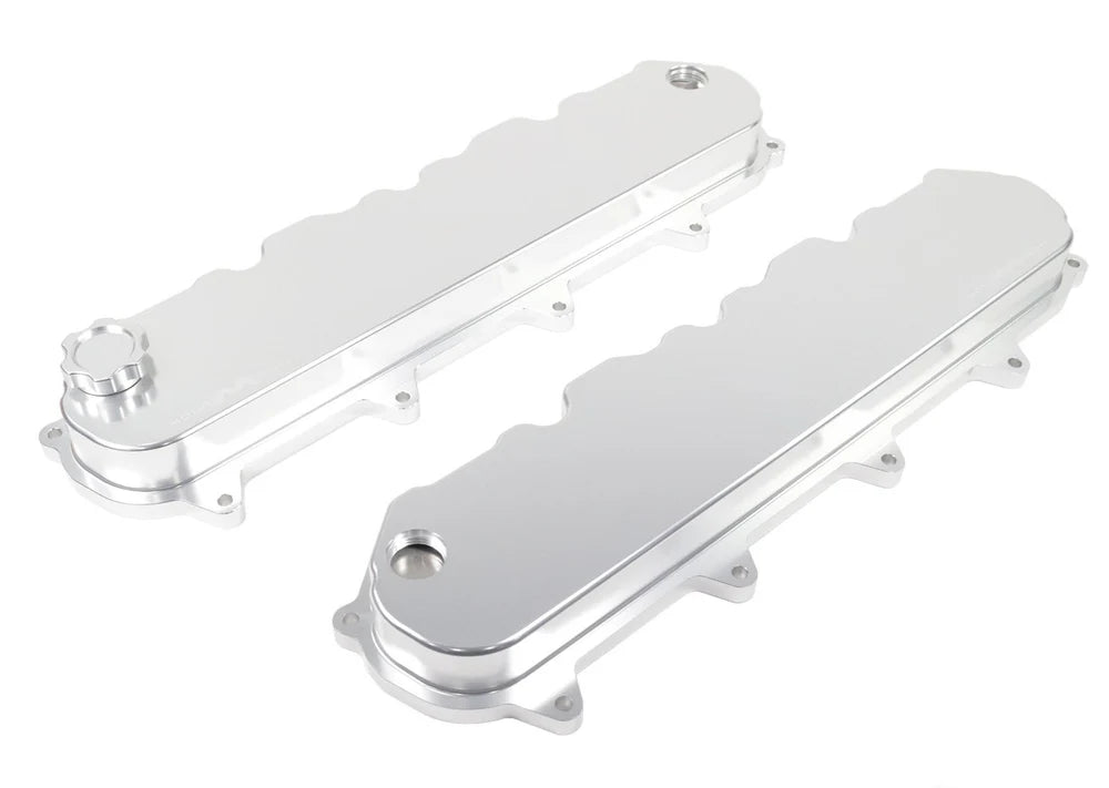 Motion Billet Gen V LT Valve Covers (Clear Anodized Finish) 11-120
