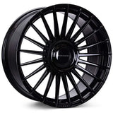 Vossen HF-8 24x10 / 6x139.7 BP / ET25 / 106.1 CB / Deep - Gloss Black Wheel