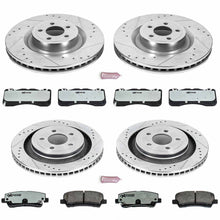 Load image into Gallery viewer, Power Stop 15-22 Ford Mustang Front and Rear Z26 Street Brake Kit