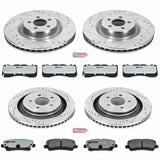 Power Stop 15-22 Ford Mustang Front and Rear Z26 Street Brake Kit