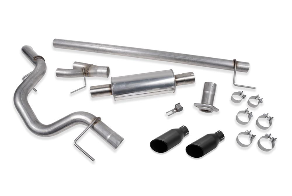 Roush 21-24 Ford F-150 5.0L V8 Side Exit Catback Performance Exhaust w/ Black Tips