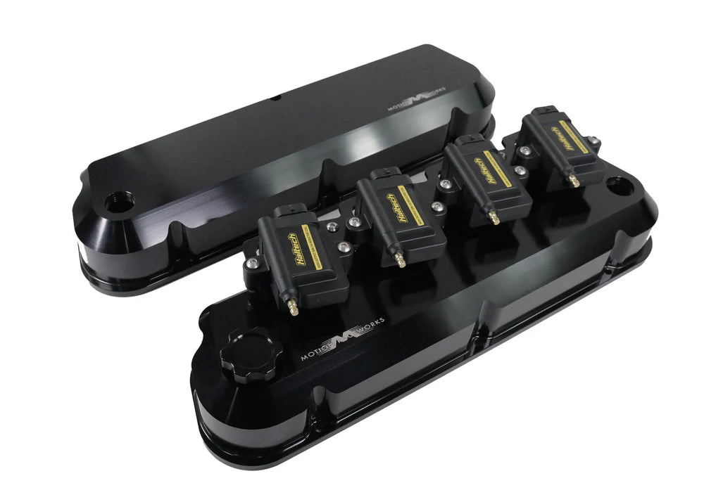 Motion Raceworks Billet SBF Valve Covers (Black Anodized) Pre order