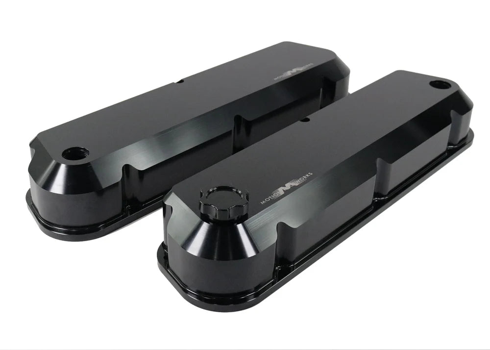 Motion Raceworks Billet SBF Valve Covers (Black Anodized) Pre order