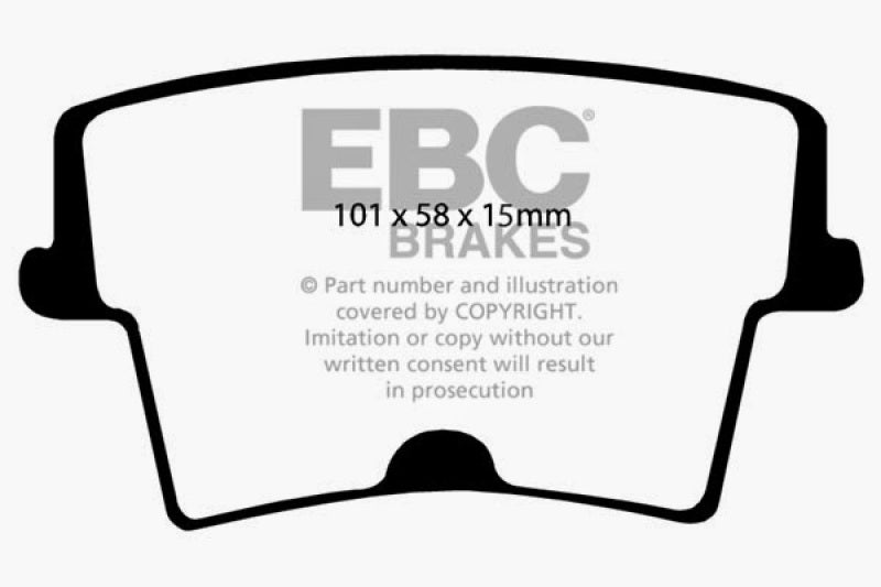 EBC 05-10 Chrysler 300C 5.7 Redstuff Rear Brake Pads