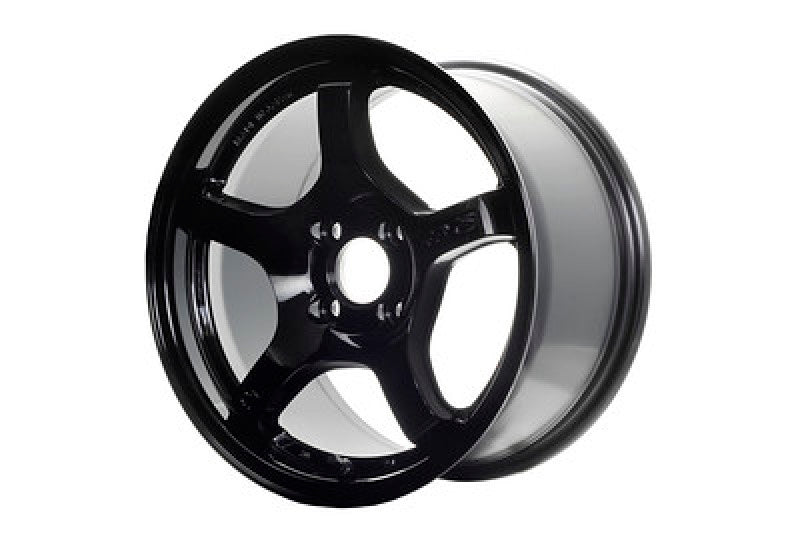 Gram Lights 57CR 18x9.5 +38 5x114.3 Gloss Black Wheel