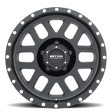 Method MR306 Mesh 17x8.5 0mm Offset 5x4.5 83mm CB Matte Black Wheel