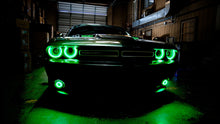 Load image into Gallery viewer, Oracle 15-21 Dodge Challenger Waterproof LED Fog Light Halo Kit - ColorSHIFT SEE WARRANTY