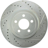 StopTech Select Sport 10-14 Dodge Challenger Drilled and Slotted Front Left Brake Rotor