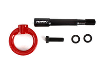 Load image into Gallery viewer, PERRIN 22-25 Subaru WRX / 18-23 Crosstrek Tow Hook Kit (Rear) - Red