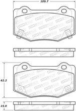 Load image into Gallery viewer, StopTech 14-18 Chevy Corvette Sport Performance Rear Brake Pads