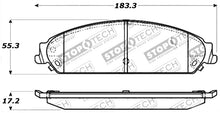 Load image into Gallery viewer, StopTech 06-10 Dodge Charger R/T Sport Performance Front Brake Pads