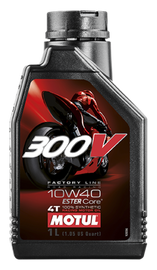 Motul 1L Synthetic-ester Oil 300V Factory Line Road Racing 10W40