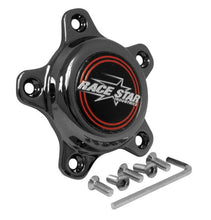 Load image into Gallery viewer, Race Star 5 Lug Cap Short Plastic Dark Star (incl. Medallion &amp; Screws)