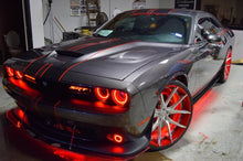 Load image into Gallery viewer, Oracle 15-21 Dodge Challenger Waterproof LED Fog Light Halo Kit - ColorSHIFT SEE WARRANTY