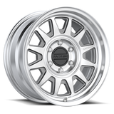 Raceline 952MC Aero 17x8.5in / 6x139.7 BP / 0mm Offset / 106.1mm Bore - Machined Wheel