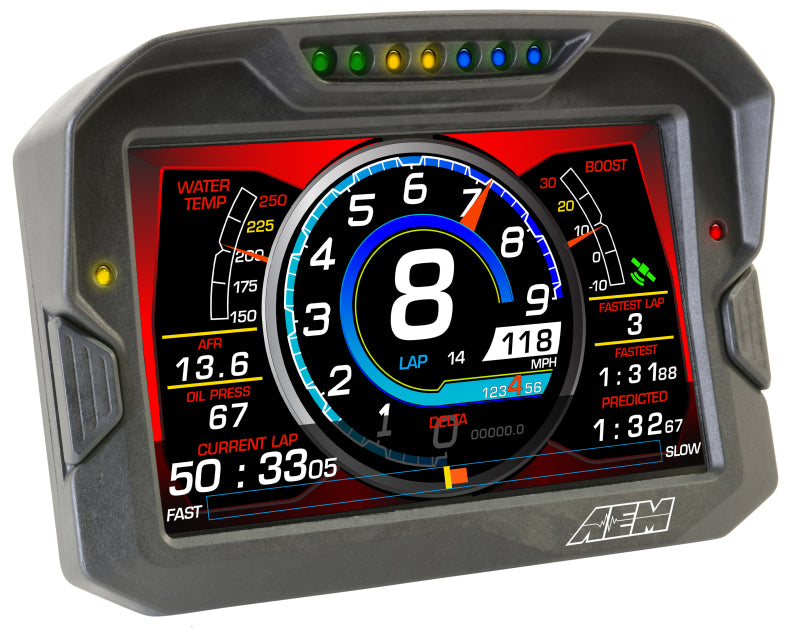 AEM CD-7 Non Logging GPS Enabled Race Dash Carbon Fiber Digital Displa ...