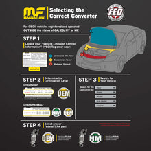 Load image into Gallery viewer, MagnaFlow Conv Univ 2.25in Inlet/Outlet Center/Center Round