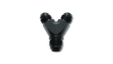 Vibrant -10AN x -8AN x -8AN Y-Adapter Fitting - Aluminum