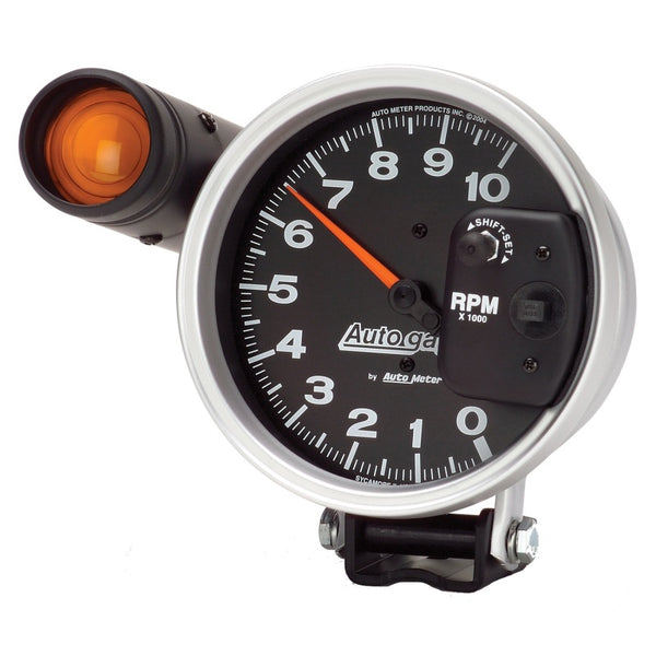 Autometer 5 inch 10,000 RPM Monster Shift Lite Pedestal Tachometer ...