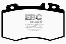 Load image into Gallery viewer, EBC 02-04 Mercedes-Benz C32 AMG (W203) 3.2 Supercharged Yellowstuff Front Brake Pads