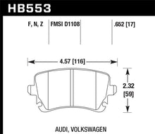 Load image into Gallery viewer, Hawk 06-07 Audi A6 Quattro / 03-04 RS6 / 04-08 S4 HPS Street Rear Brake Pads