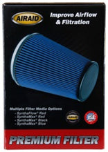 Load image into Gallery viewer, Airaid Universal Air Filter - Cone 4 x 7 x 4 5/8 x 7 w/ Short Flange