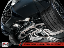 Load image into Gallery viewer, AWE Tuning 14-19 Chevy Corvette C7 Z06/ZR1 Track Edition Axle-Back Exhaust w/Black Tips