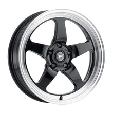 Load image into Gallery viewer, Forgestar D5 Drag 18x8.0 / 5x120 BP / ET15 / 5.125in BS Gloss Black Wheel