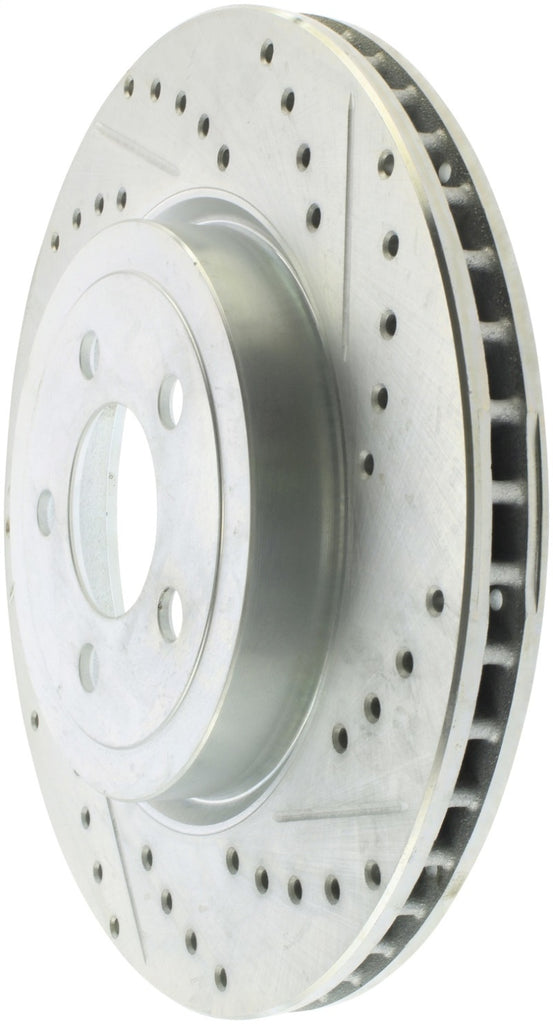 StopTech Select Sport 10-14 Dodge Challenger Drilled and Slotted Front Left Brake Rotor