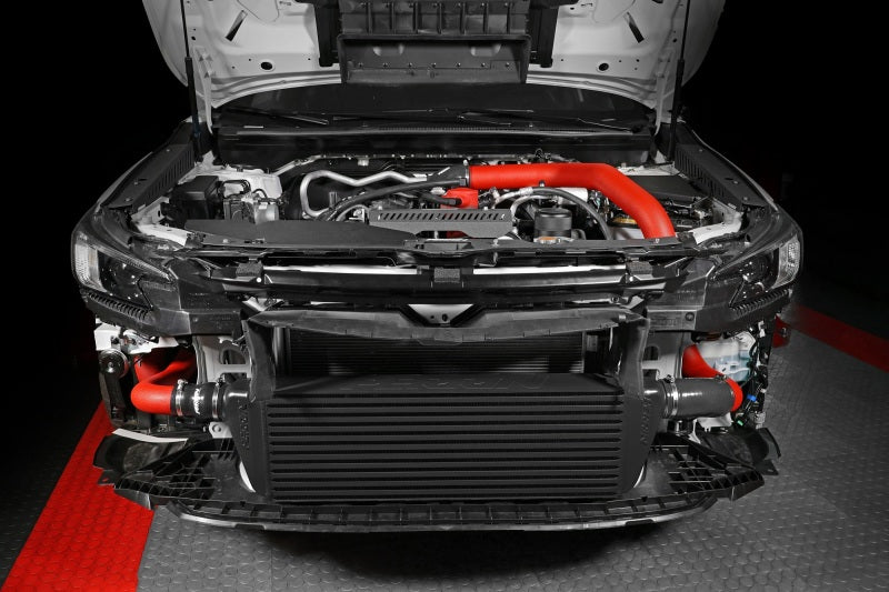 Perrin 22-23 Subaru WRX Front Mount Intercooler Kit (Red Tubes & Black Core)