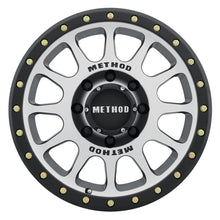 Load image into Gallery viewer, Method MR305 NV 17x8.5 0mm Offset 8x170 130.81mm CB Machined/Black Street Loc Wheel