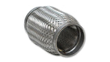 Vibrant SS Flex Coupling with Inner Braid Liner 1.5in inlet/outlet x 4in flex length