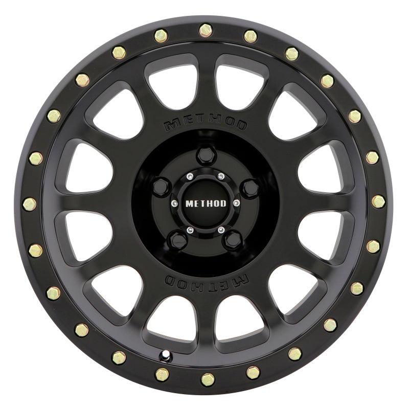 Method MR305 NV 20x10 -18mm Offset 5x5 94mm CB Matte Black Wheel