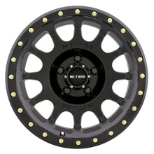 Load image into Gallery viewer, Method MR305 NV 17x8.5 0mm Offset 5x150 116.5mm CB Matte Black Wheel