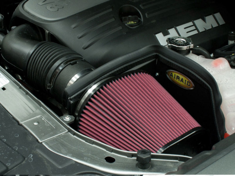 Airaid 11-13 Dodge Charger/Challenger 3.6/5.7/6.4L CAD Intake System w/o Tube (Dry / Red Media)