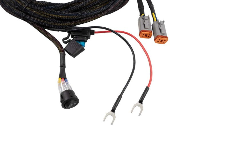 Diode Dynamics Light Duty Dual Output 3-way 4-pin Wiring Harness ...