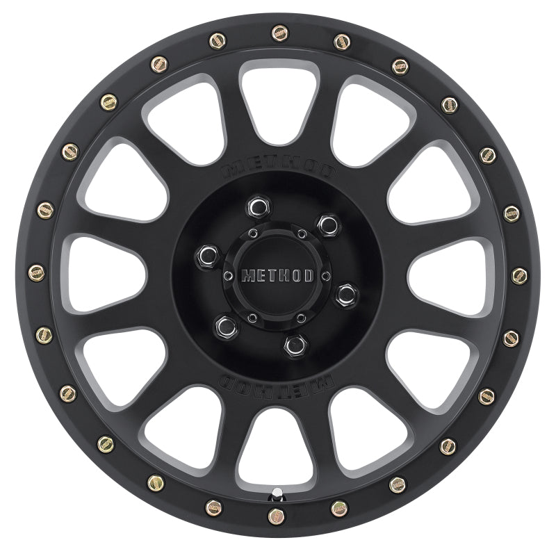 Method MR305 NV 20x9 +18mm Offset 6x5.5 108mm CB Matte Black Wheel