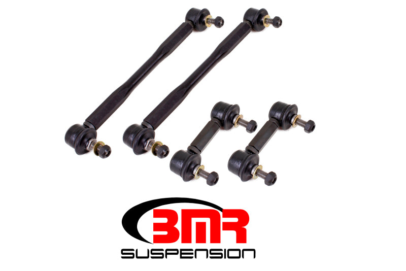 BMR 14-17 Chevy SS Front and Rear Sway Bar End Link Kit - Black