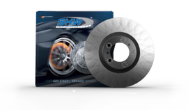 SHW 19-22 Porsche Macan 2.0L V6 Front Left Smooth Monobloc Brake Rotor (95B615301AB)